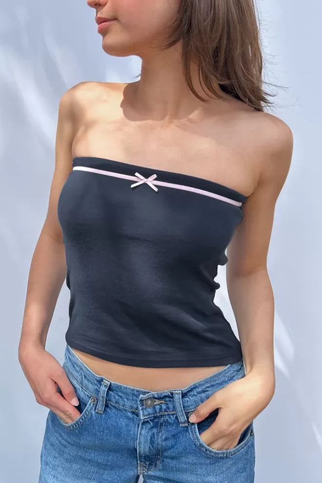 Tops*Subdued Top bandeau avec nœud | Collection 2023 |