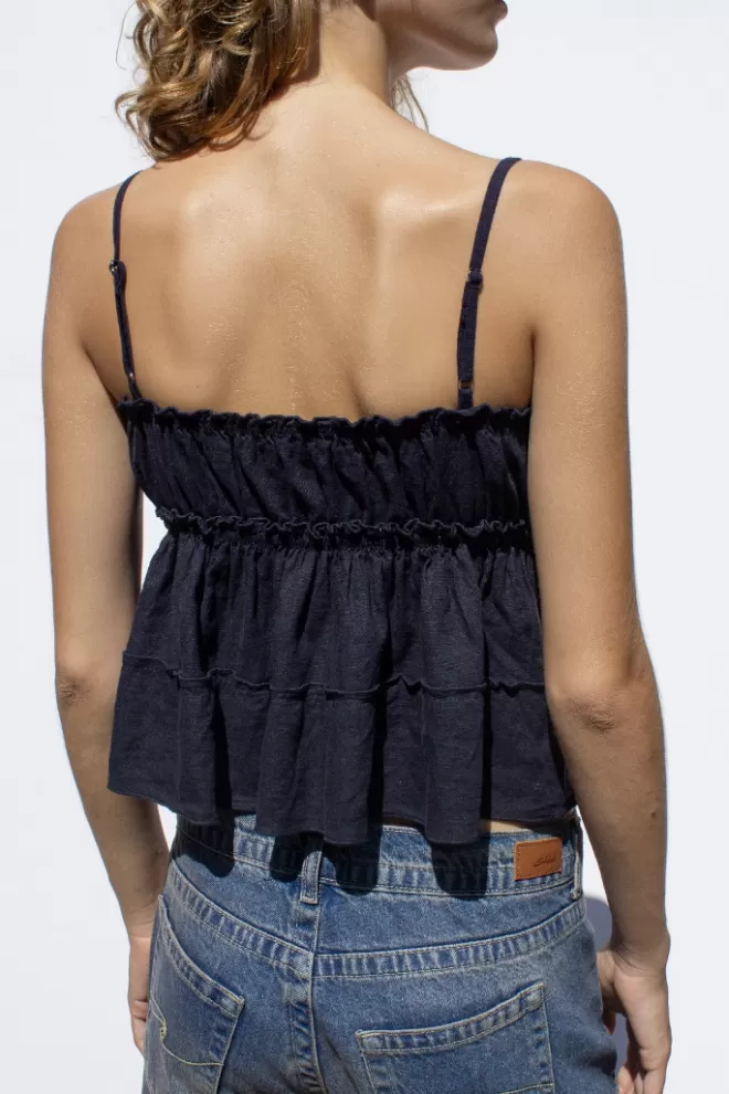 top_volant__collection___subdued_2.webp Tops*Subdued Top volant | Collection 2023 |